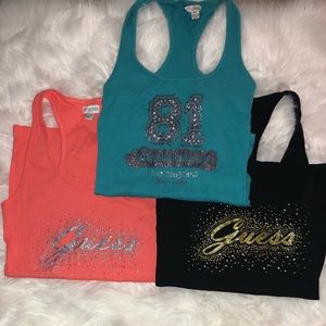 bundle of racer back tank tops